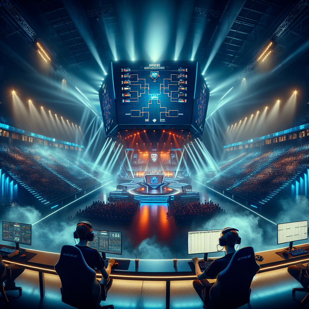 Photographic esports arena anticipating 2025-2026 Dota 2 tournaments and forecasts